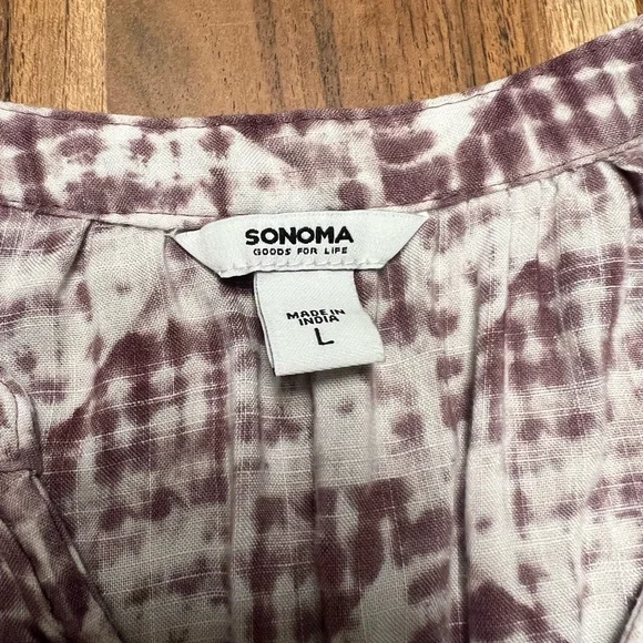 Sonoma Women’s Blouse Size L - Picture 7 of 13